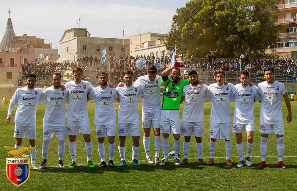 La formazione della Casertana sconfitta a Siracusa (foto CasertanaFC)